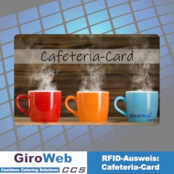 GiroWeb GW Cafeteria-Card: Kartenbeispiel für Chipkarten-Ausweise