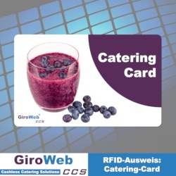 GiroWeb GW Catering-Card: Kartenbeispiel für Chipkarten-Ausweise