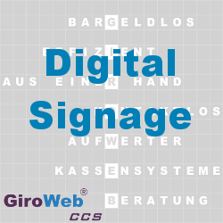 GiroWeb FAQ für Gemeinschaftsverpflegung (GV) & Catering: Was ist Digital Signage?