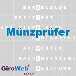 GiroWeb FAQ für Gemeinschaftsverpflegung (GV) & Catering: Was ist ein Münzprüfer?