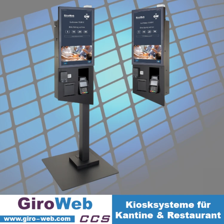 GiroWeb-FAQ in der Praxis: Digital Signage Kiosksysteme inkl. openCashfile OCF