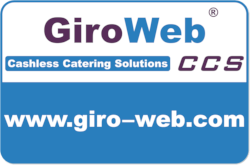 giroweb card including original brand logo with trademark protection and hyperlink to official website of giroweb gmbh