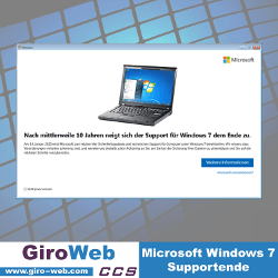 Windows 7: Support-Ende für Betriebssystem von Microsoft