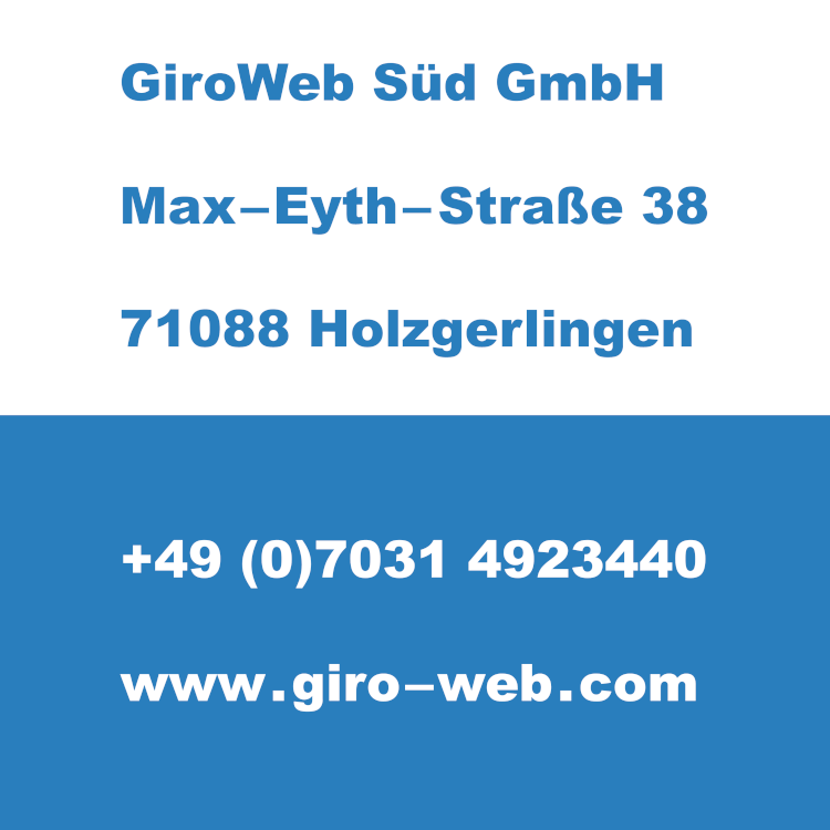 Company GiroWeb Süd GmbH, Holzgerlingen / Weil im Schönbuch, Baden-Württemberg, Germany